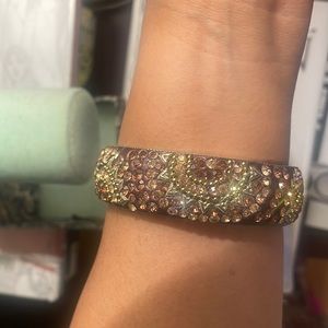 Beautiful brown and gold rust color Indian bangle